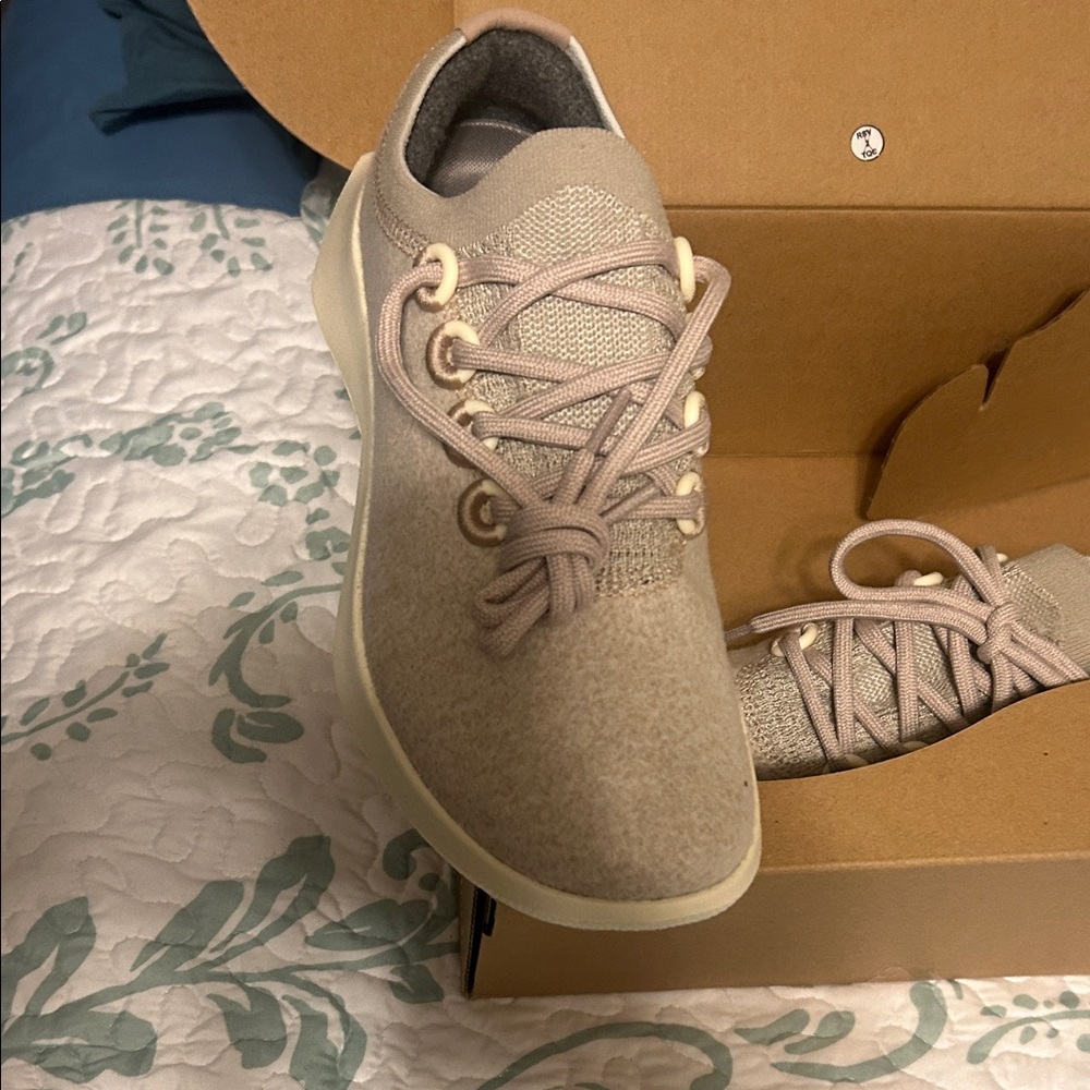Allbirds Wool Sneakers in Light Tan - Picture 4 of 4